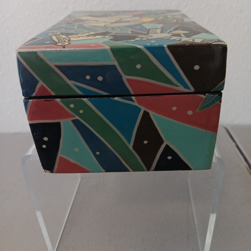 Ting Shao Kuang‎ Style Trinket Lacquerware Trinket Box Unbranded Whimsical Artsy - Picture 5 of 12